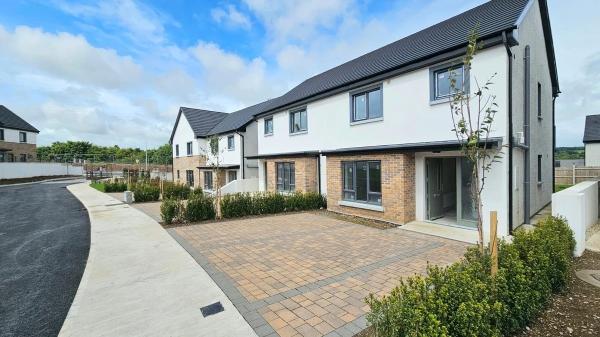 A row of 4 new Affordabel houses in Tir Cluain, Midleton.