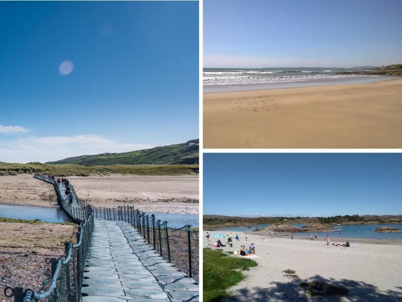 A collage of Beach images