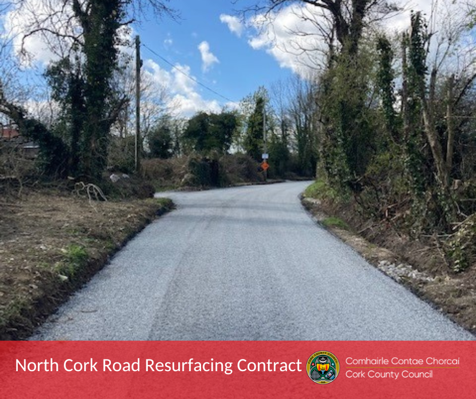 Cork County Council Announce €3.6M Road Resurfacing Contract for North Cork 