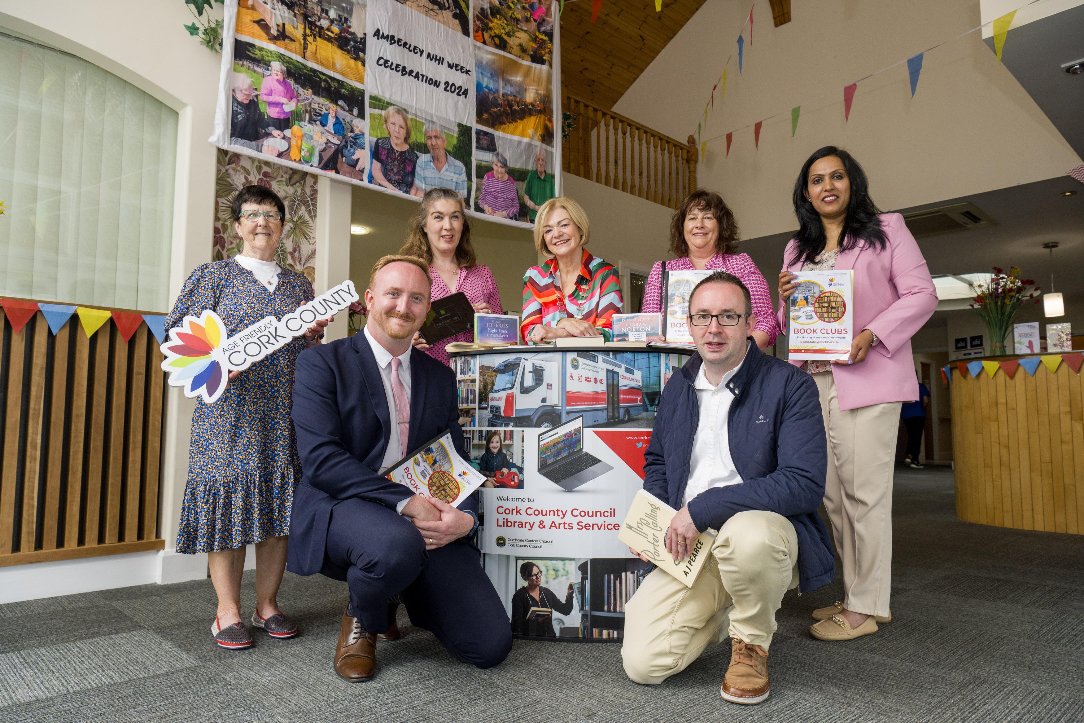 Cork County Council Library and Arts Service has launched a new initiative that will help to establish book clubs for older people in Nursing Homes and those attending Day Care Centres around Cork County.