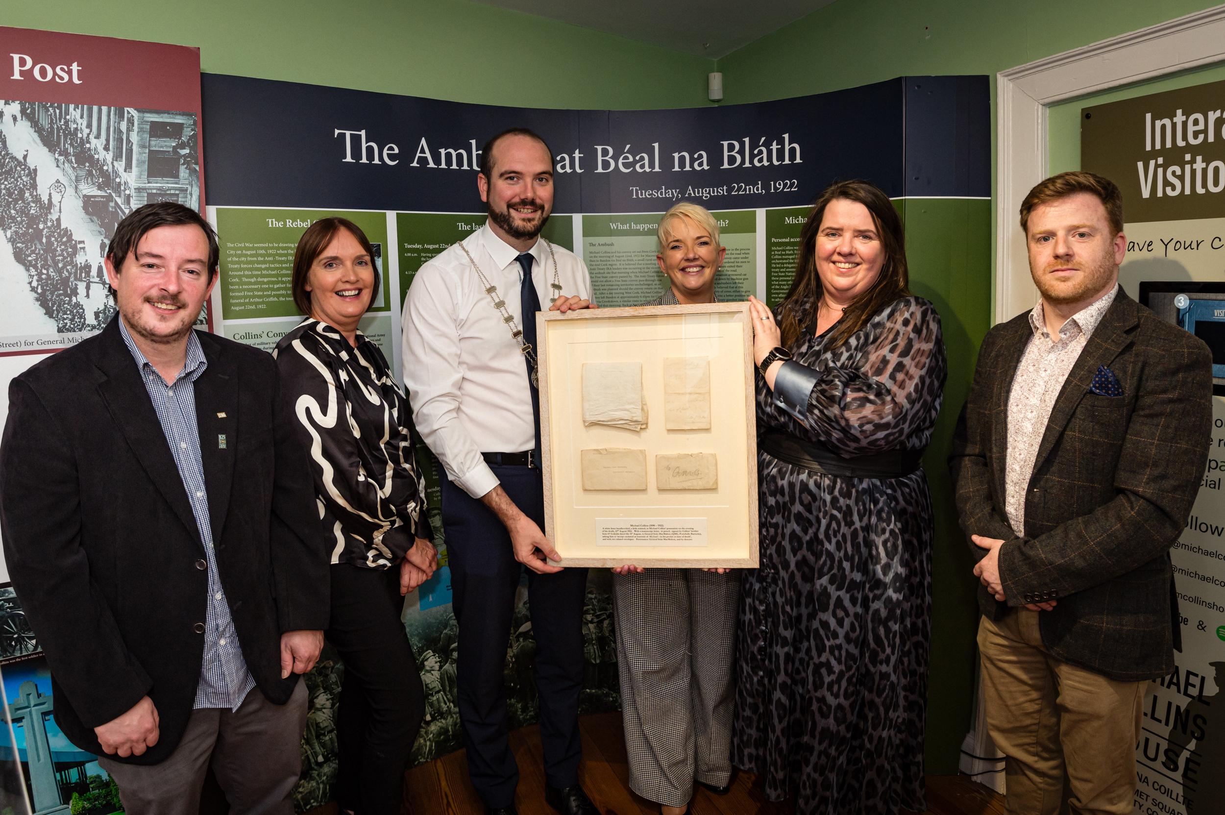 micheal collins' handkerchief