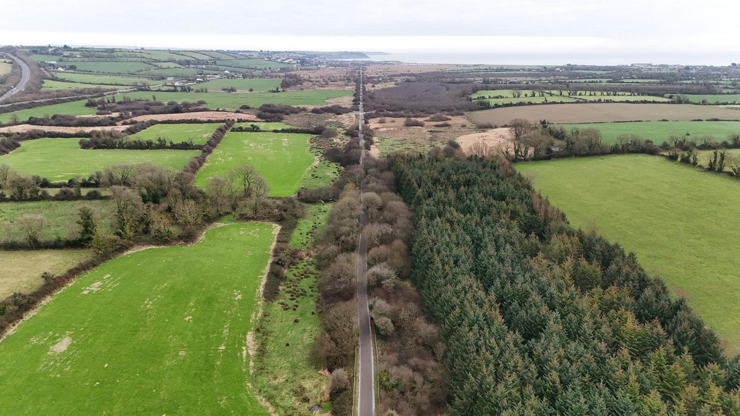 Aerial View of Midleton to Youghal Greenway.